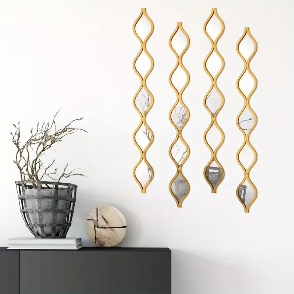 Gold Wall Mirror Combination