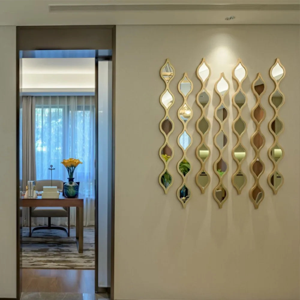 Gold Wall Mirror Combination