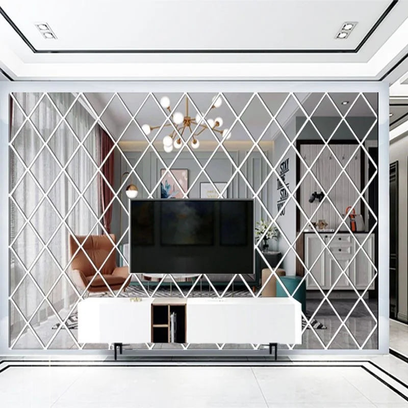 Diamonds Mirror Stickers