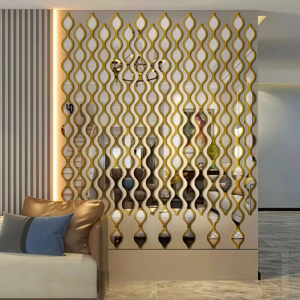 Gold Wall Mirror Combination
